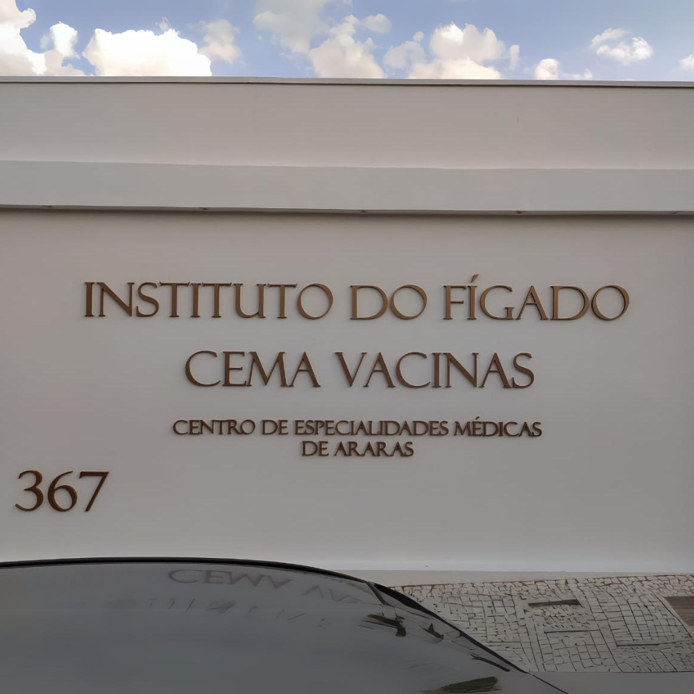 Letra Caixa em PVC Expandido com Pintura Automotiva