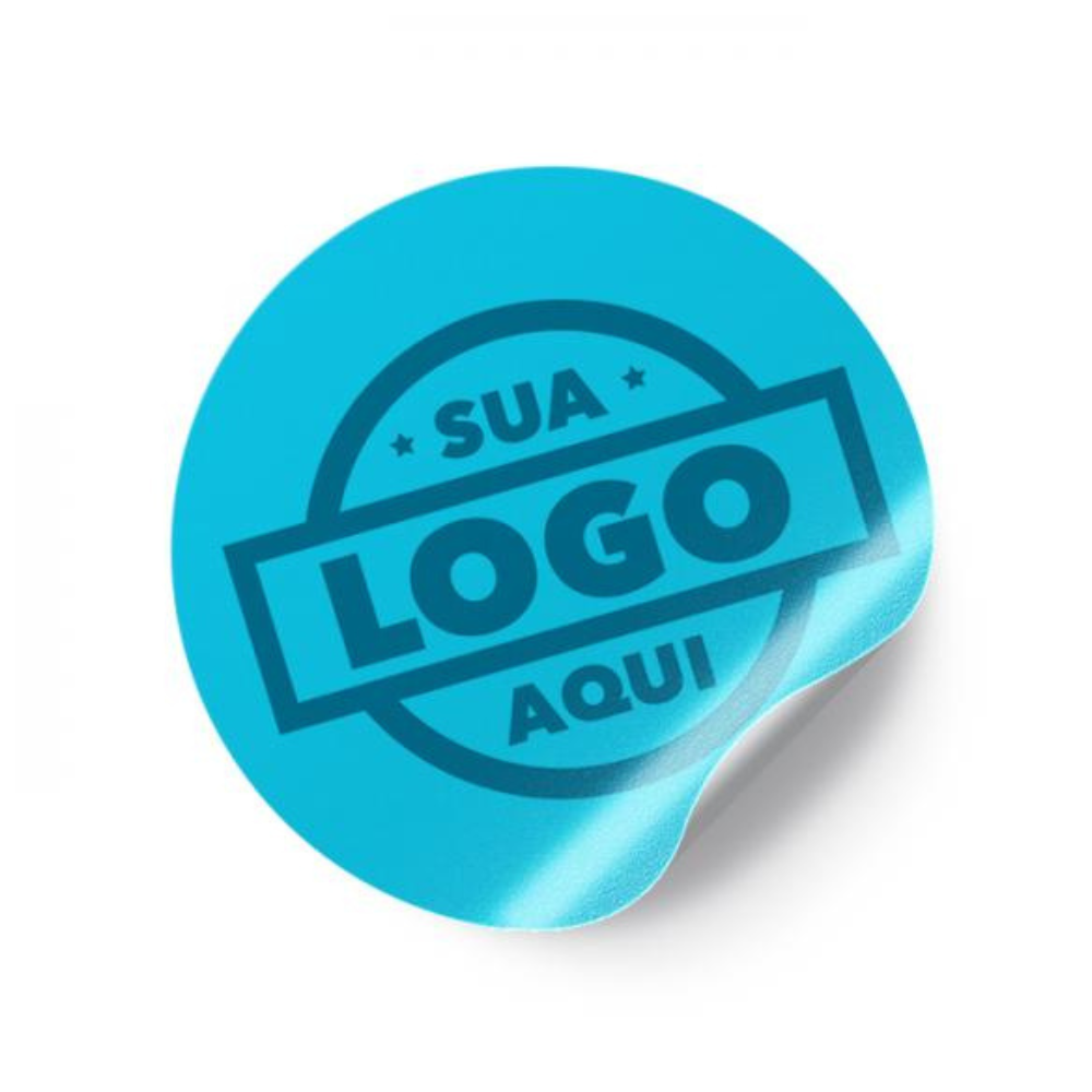 Etiqueta Personalizada em Adesivo Vinil Auto Colante à Prova D´Agua - 10x10cm