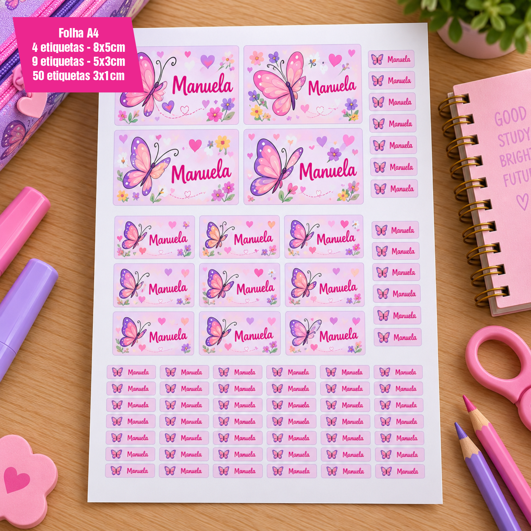 etiquetas escolares personalizadas