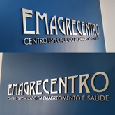 Letra Caixa 3d em Alto Relevo - Logo Personalizada em MDF Adesivado