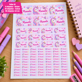 etiquetas escolares personalizadas