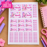 etiquetas escolares personalizadas