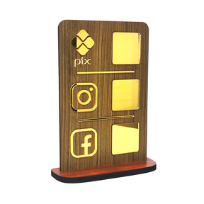 Display Pix - Placa Pix - Multicores Comunicação Visual