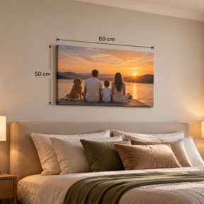 quadro impresso personalizado tamanho 80x50cm