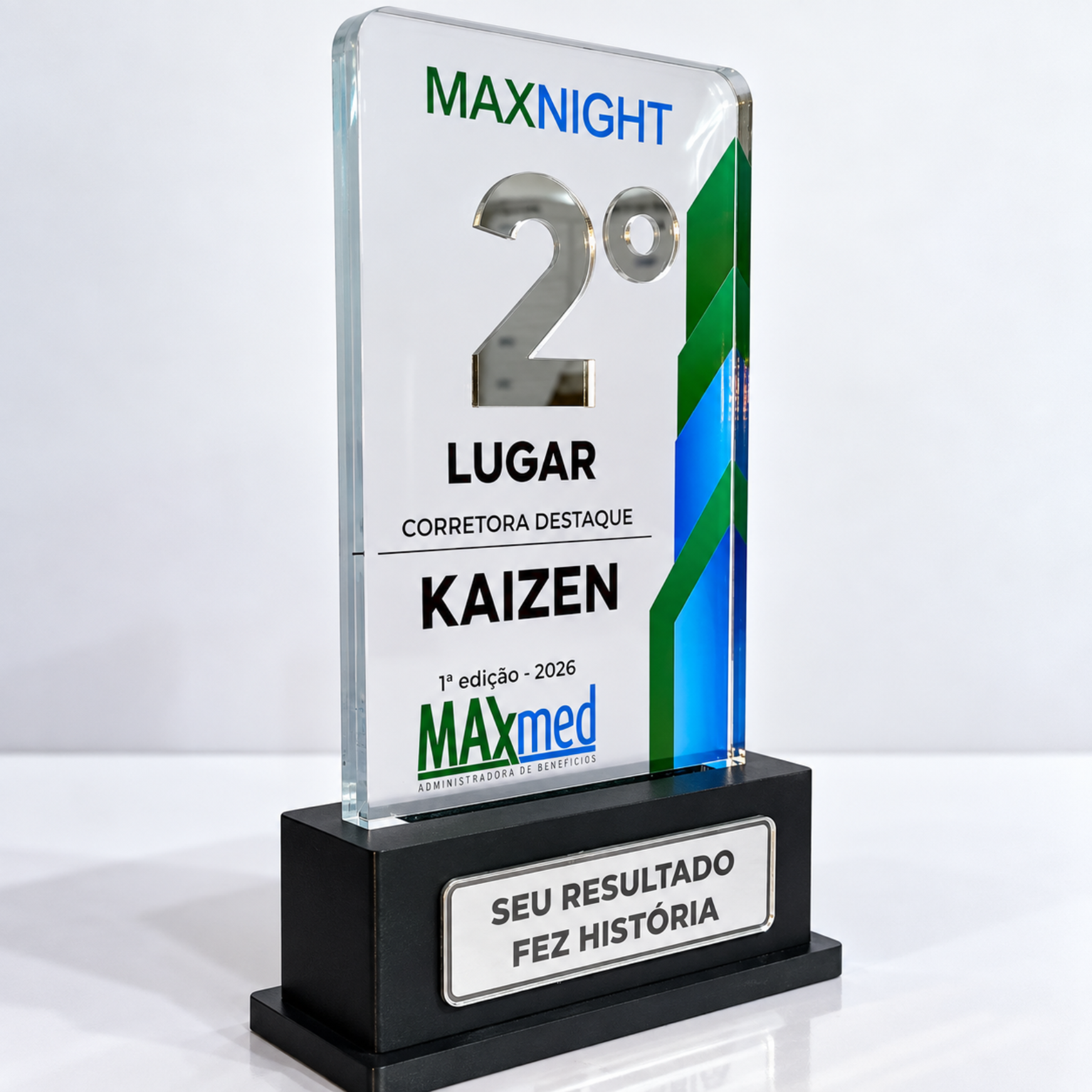 Troféu em Acrílico Personalizado para Homenagem a Empresas e Funcionários