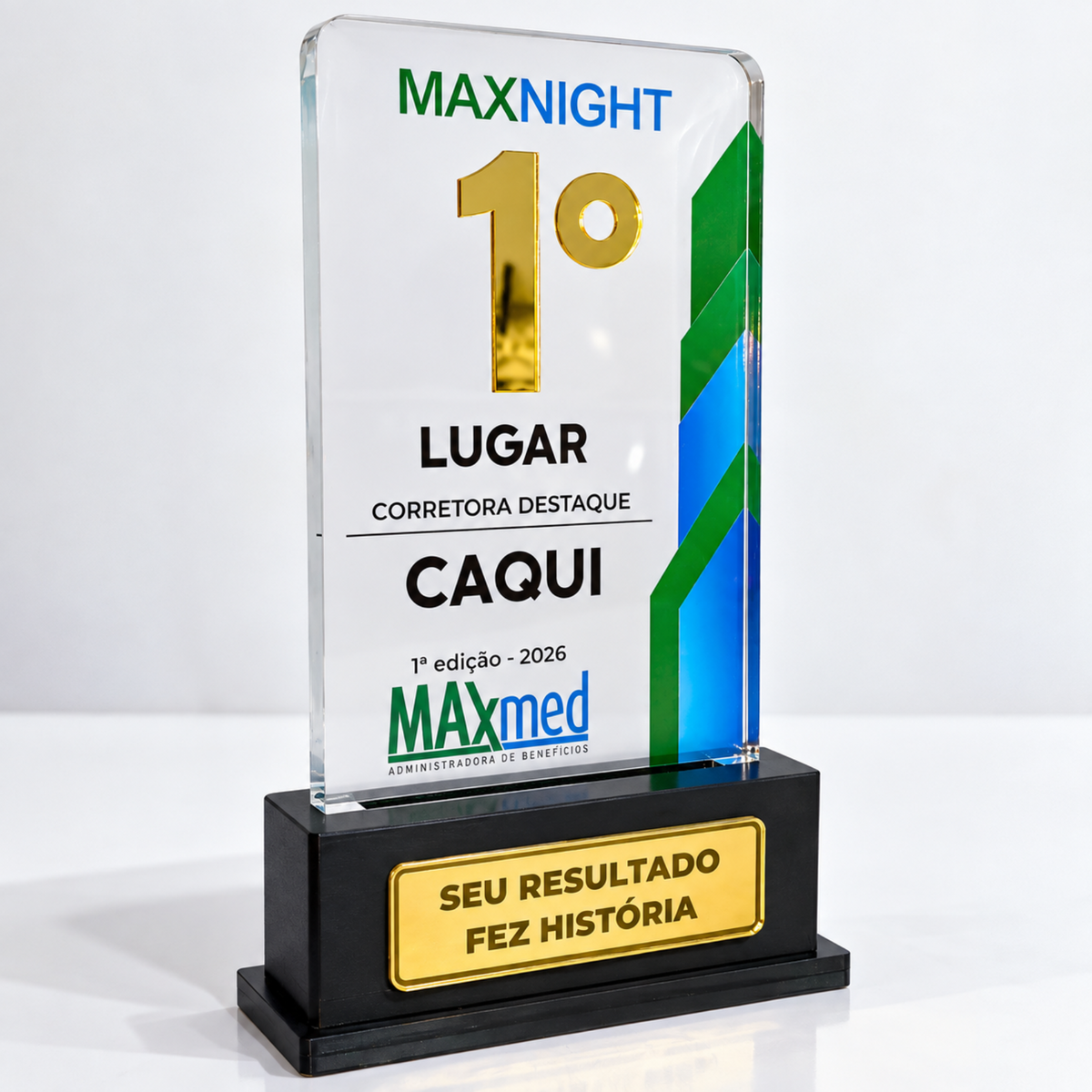 Troféu em Acrílico Personalizado para Homenagem a Empresas e Funcionários